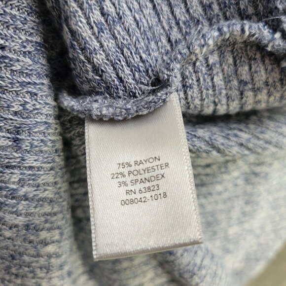 Christopher & Banks Womens Sweater PXL Pullover High Neck Blue BLU65E - Picture 8 of 9